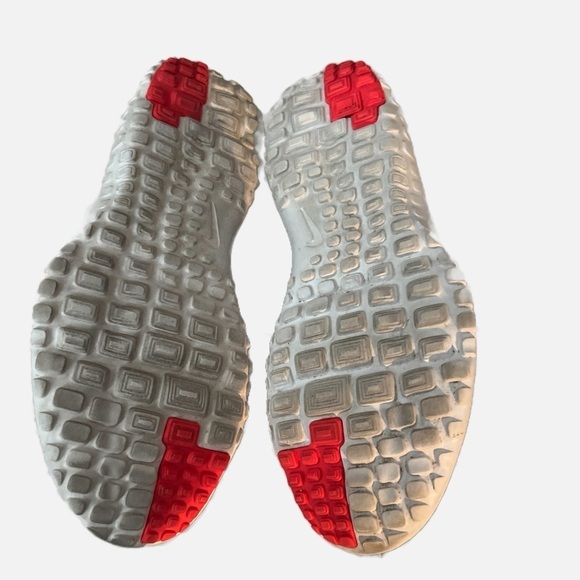 NIKE Flexsole gray and bright orange Women’s size 10 - Picture 2 of 7